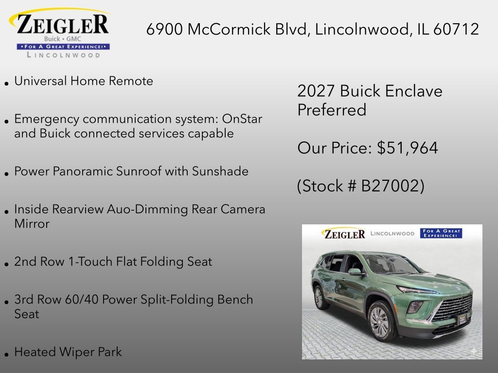 2027 Buick Enclave Preferred - Photo 18