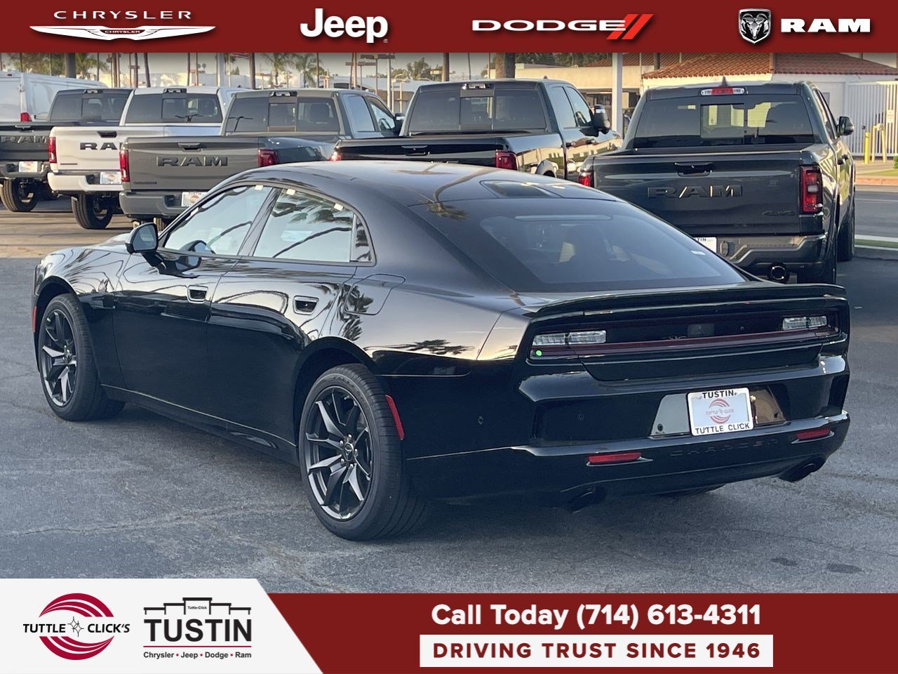 New 2026 Diamond Black Crystal Pearlcoat Dodge Scat Pack Plus image 4