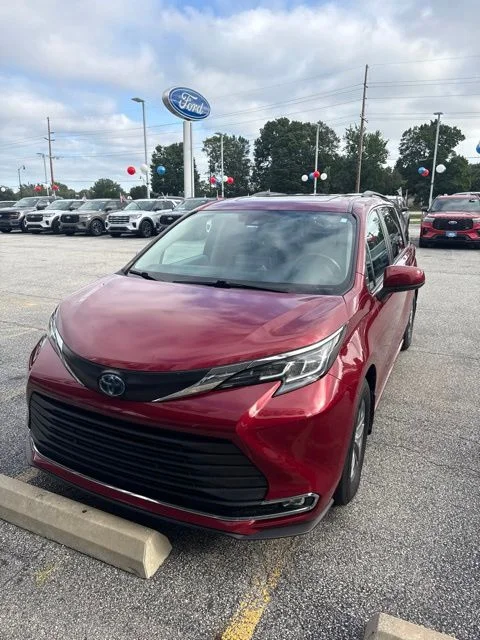 Certified Used 2022 Red Toyota XLE image 1