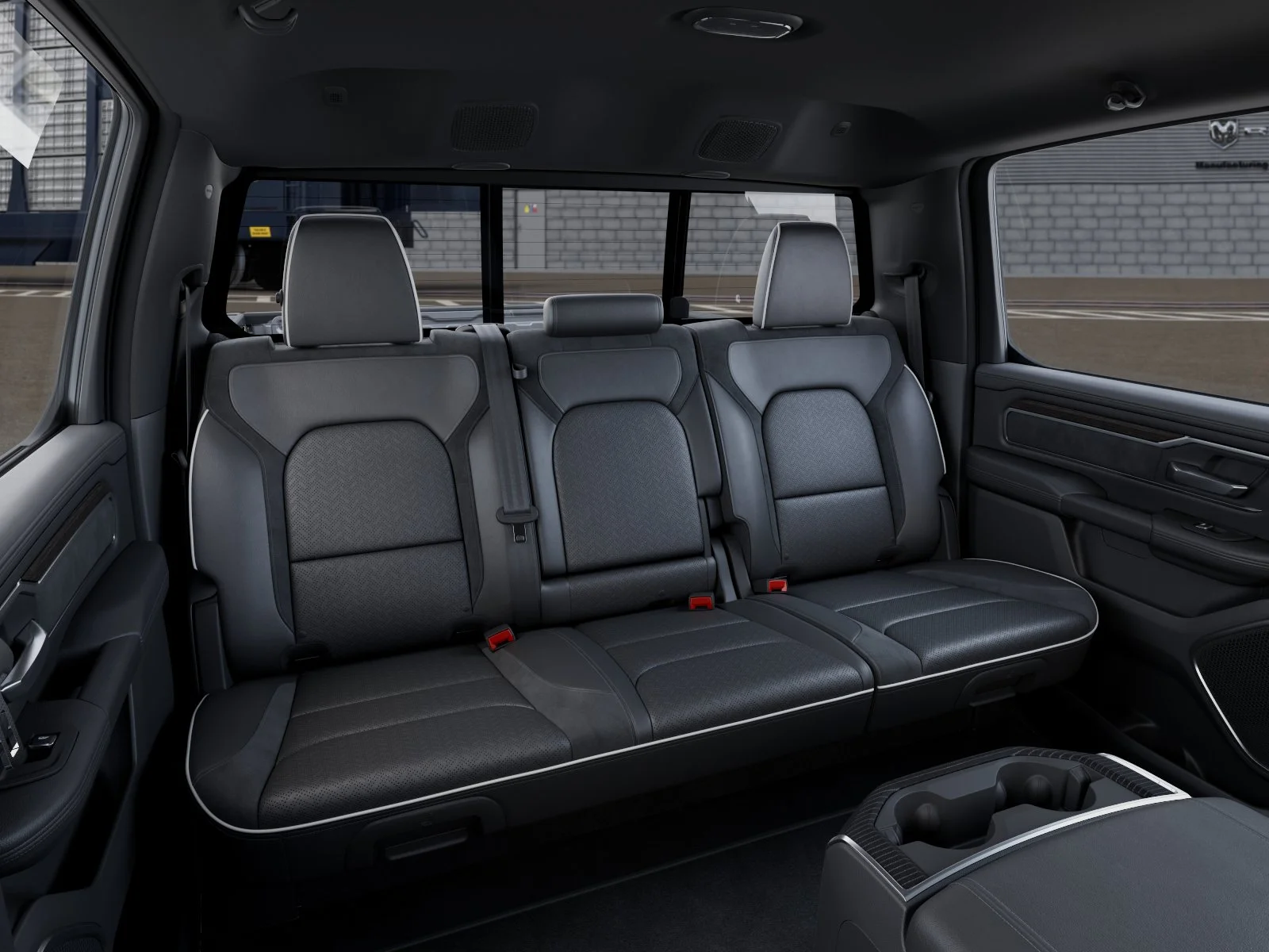 New 2026 Bright White Clear-Coat Exterior Paint RAM Laramie image 41