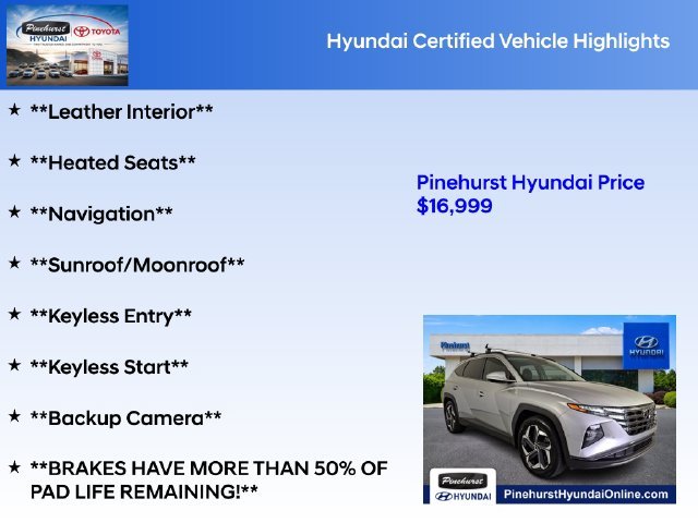 Certified Used 2022 Silver Hyundai Limited image 36