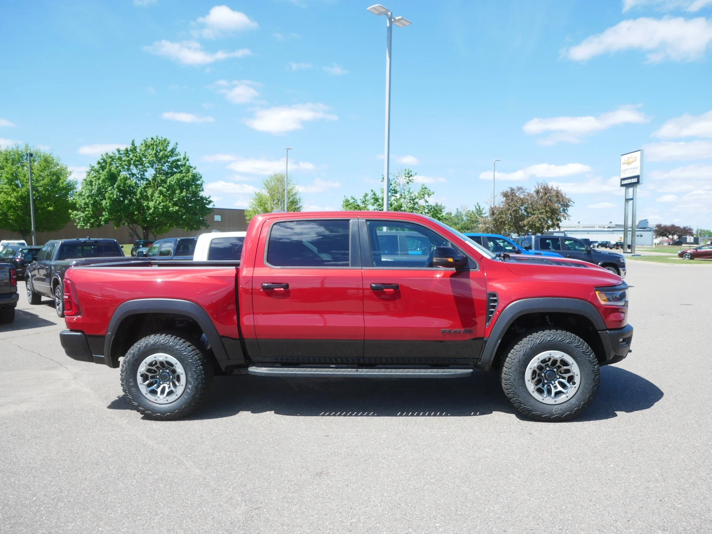 New 2026 Molten Red Pearl-Coat Exterior Paint RAM RHO image 2