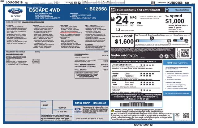 Used 2019 Ingot Silver Ford SEL image 12