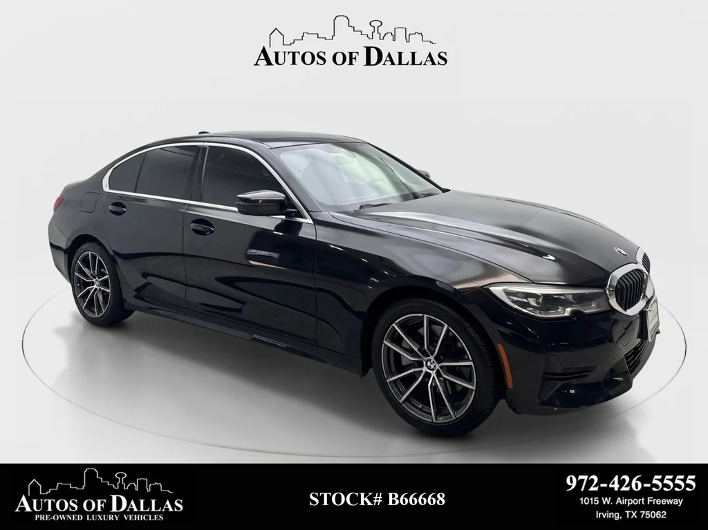 Used 2021 Black BMW 330i xDrive image 1