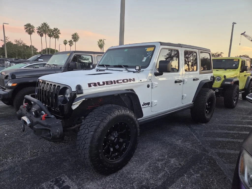 Used 2023 Bright White Clearcoat Jeep Willys image 3