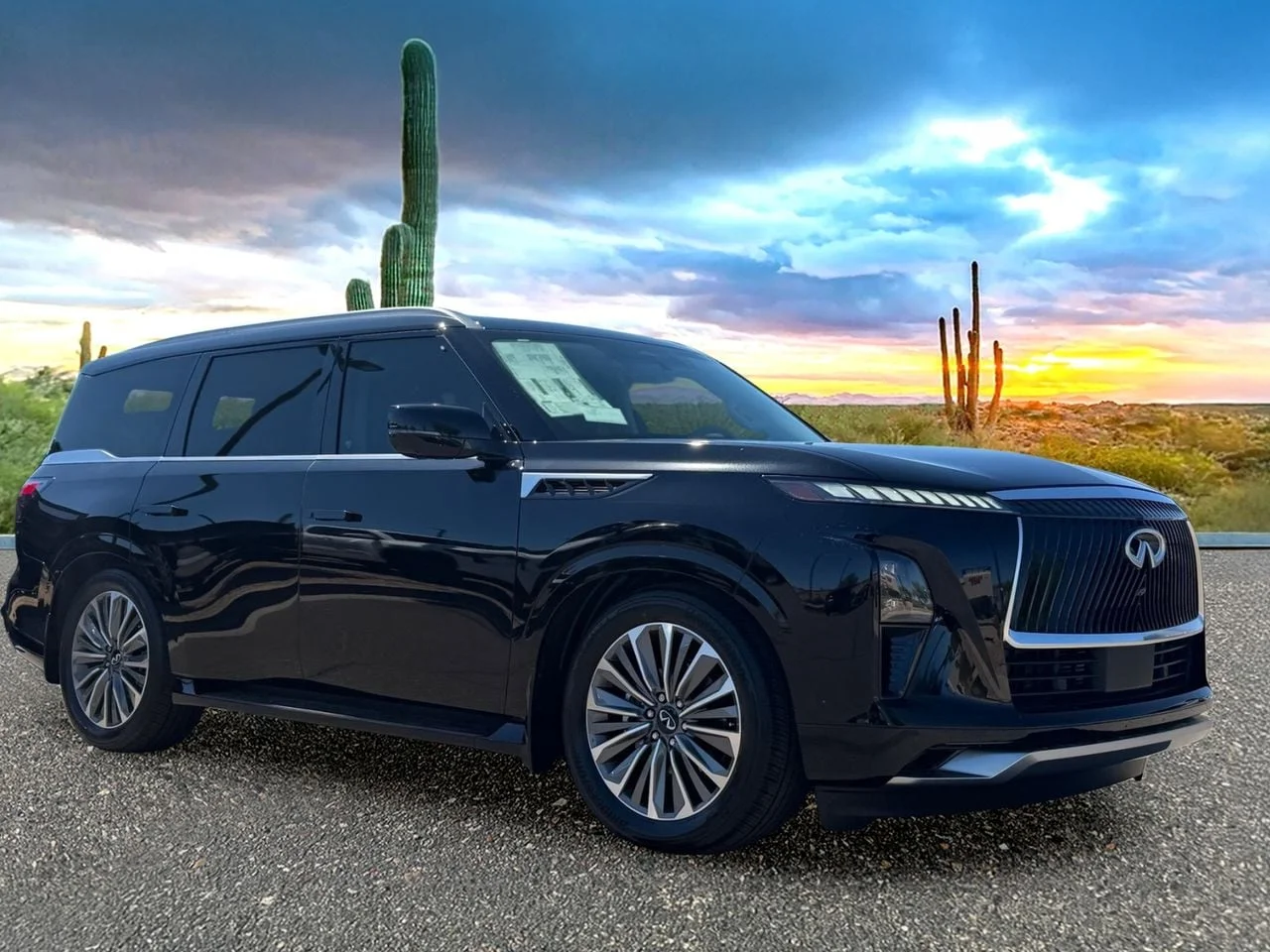 New 2027 BLACK OBSIDIAN INFINITI Luxe 4WD image 2