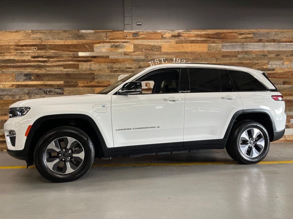 Used 2022 Bright White Clearcoat Jeep 4xe image 14