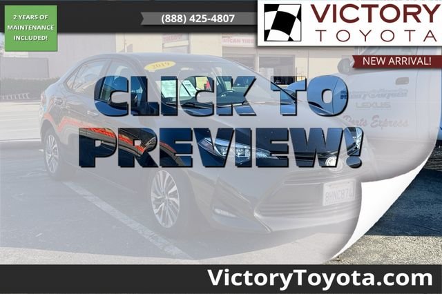 2019 Toyota Corolla XLE