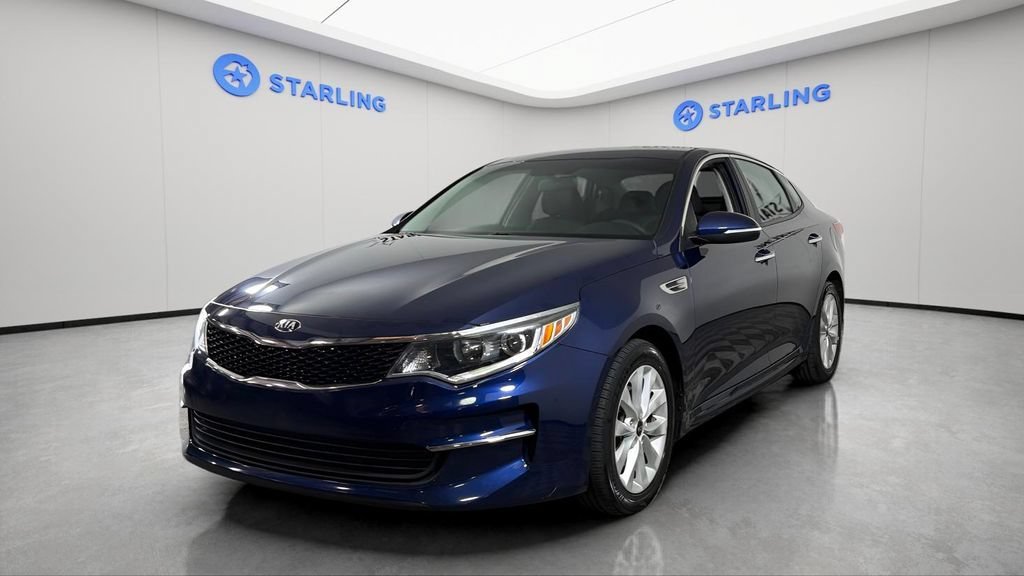 Used 2017 Blue Kia LX image 1