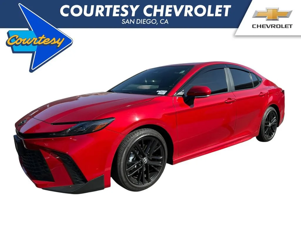 Used 2025 Red Toyota LE image 1
