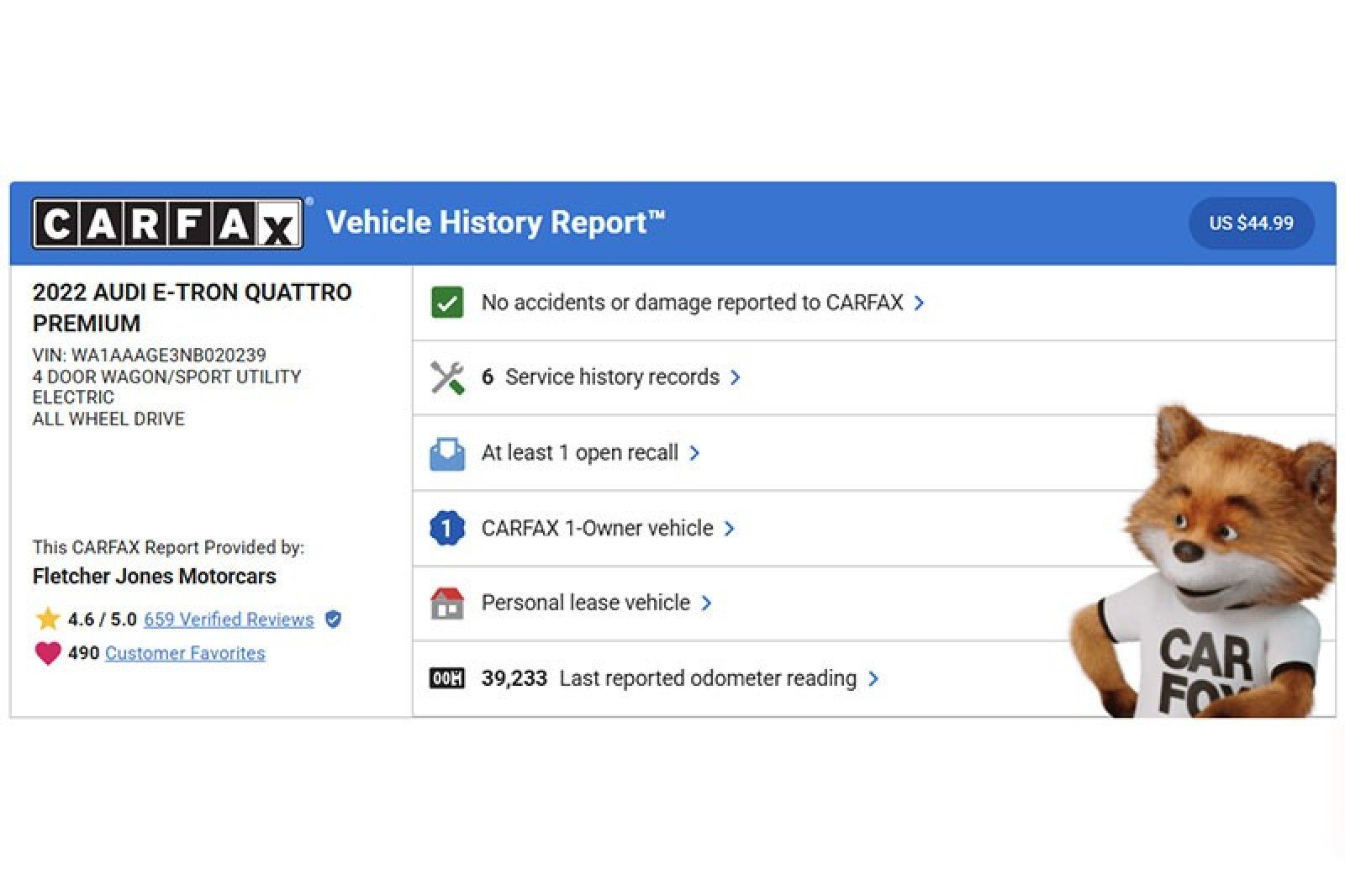 Used 2022 Audi e-tron Premium with VIN WA1AAAGE3NB020239 for sale in Costa Mesa, CA