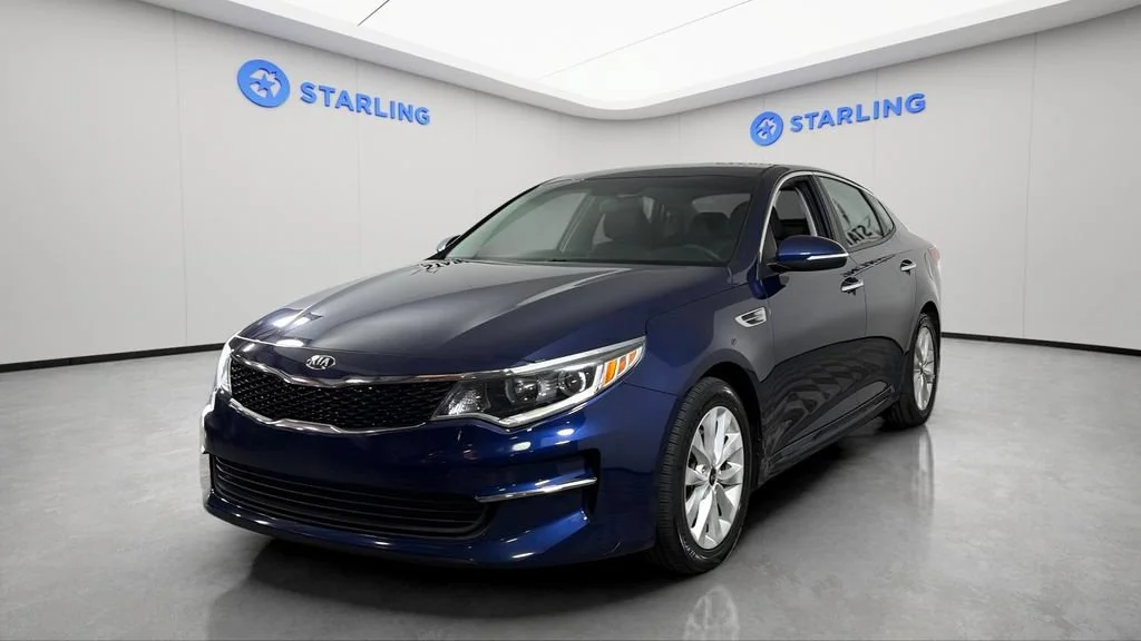 Used 2017 Blue Kia LX image 1