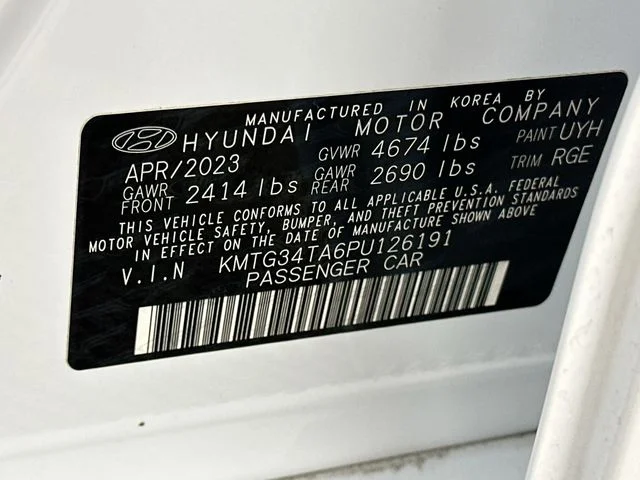 Certified Used 2023 White Genesis 2.0T image 29