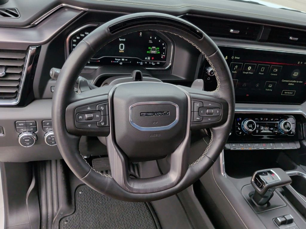Used 2025 White Frost Tri-Coat GMC Denali Ultimate image 18