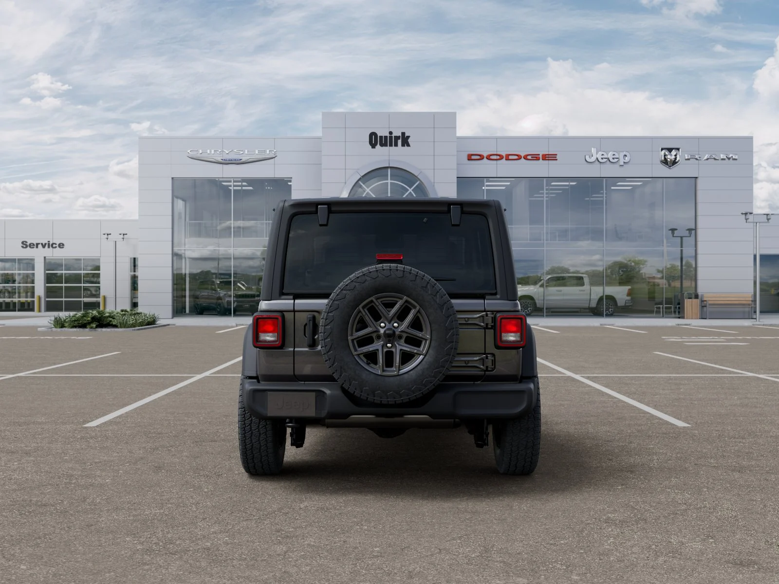 New 2026 Granite Crystal Metallic Clearcoat Jeep Sport S image 33