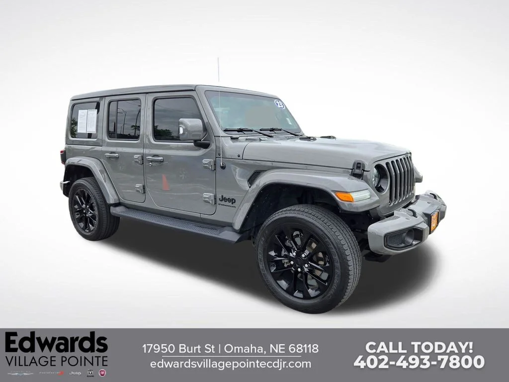 Used 2023 Gray Jeep Sahara image 1