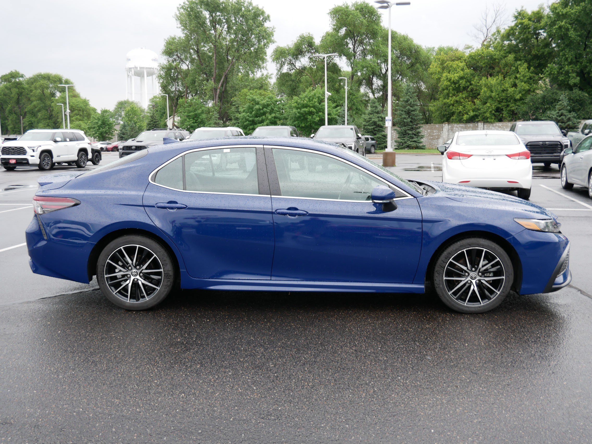 Certified Used 2024 RESERVOIR BLUE Toyota SE image 8