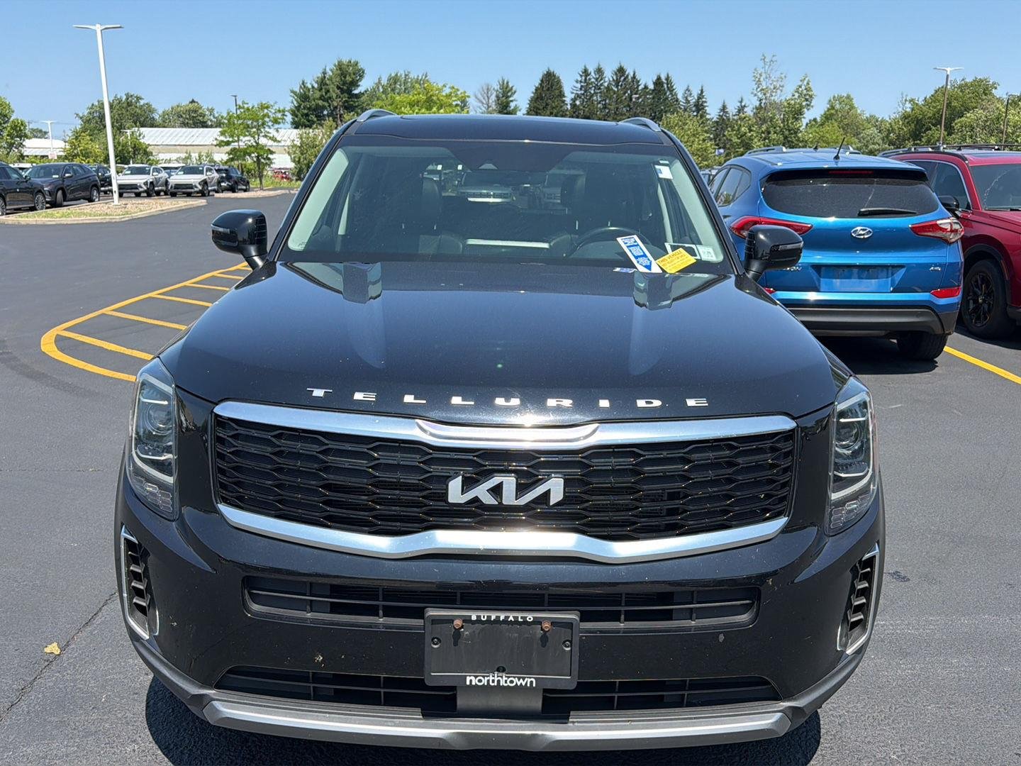 Used 2022 Ebony Black Kia EX image 2