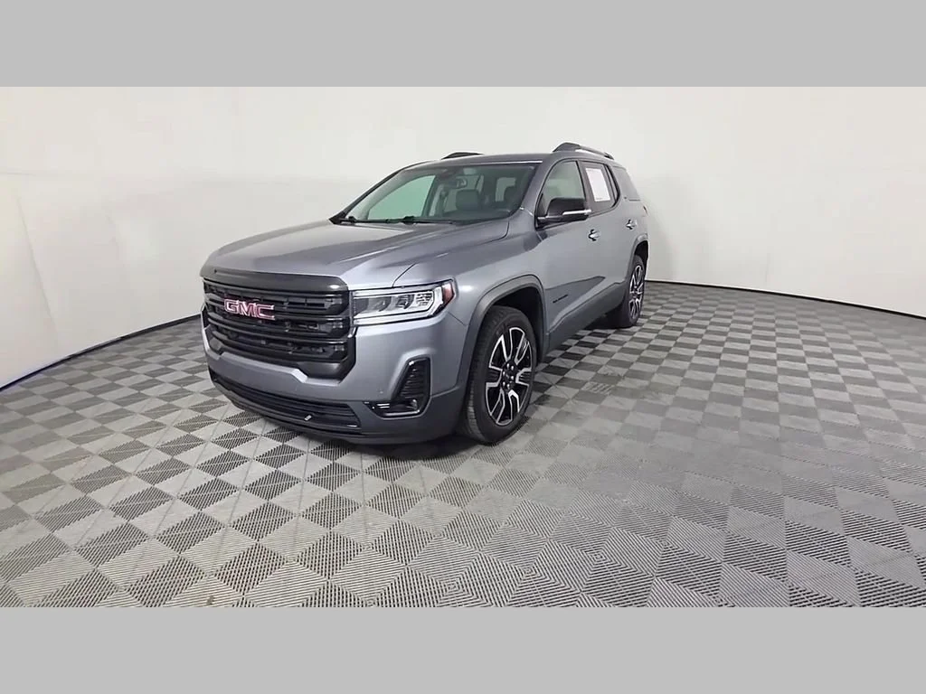 Used 2021 Satin Steel Metallic GMC SLT image 49