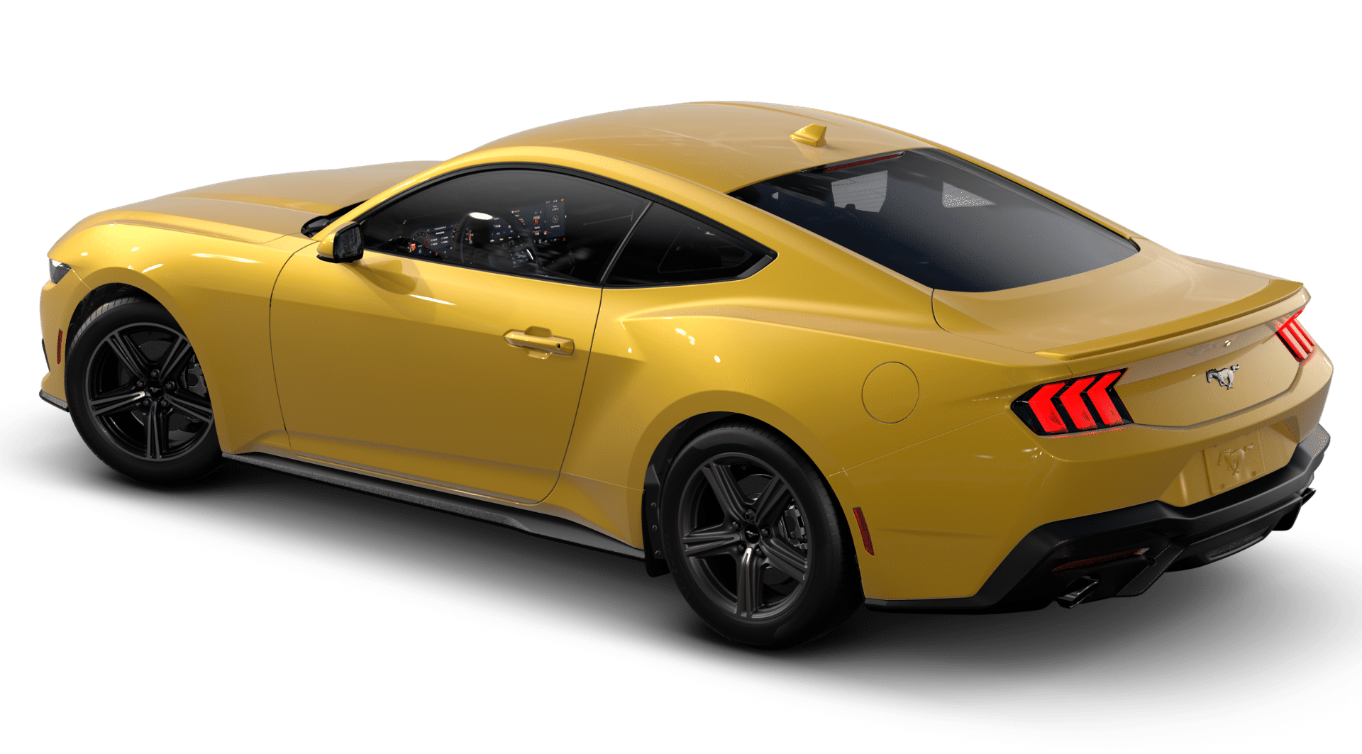 New 2024 Yellow Splash Metallic Ford EcoBoost® Premium Fastback image 2