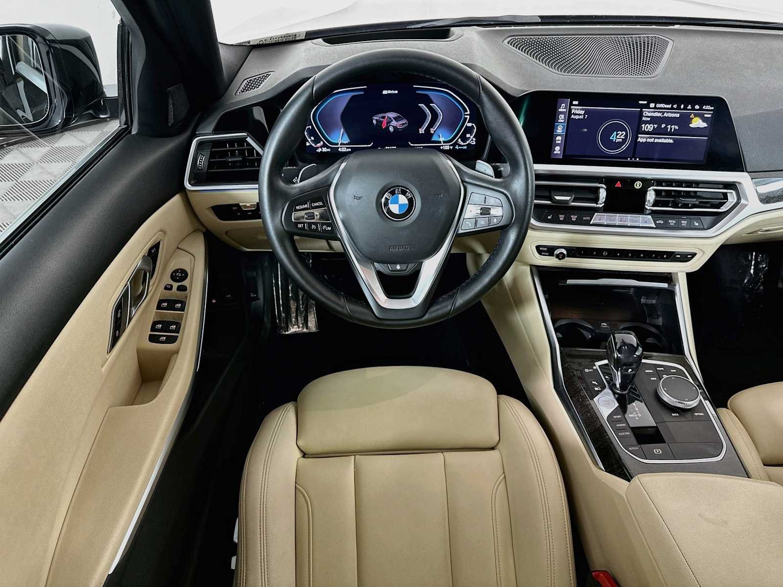Used 2021 Black Sapphire Metallic BMW 330e image 21