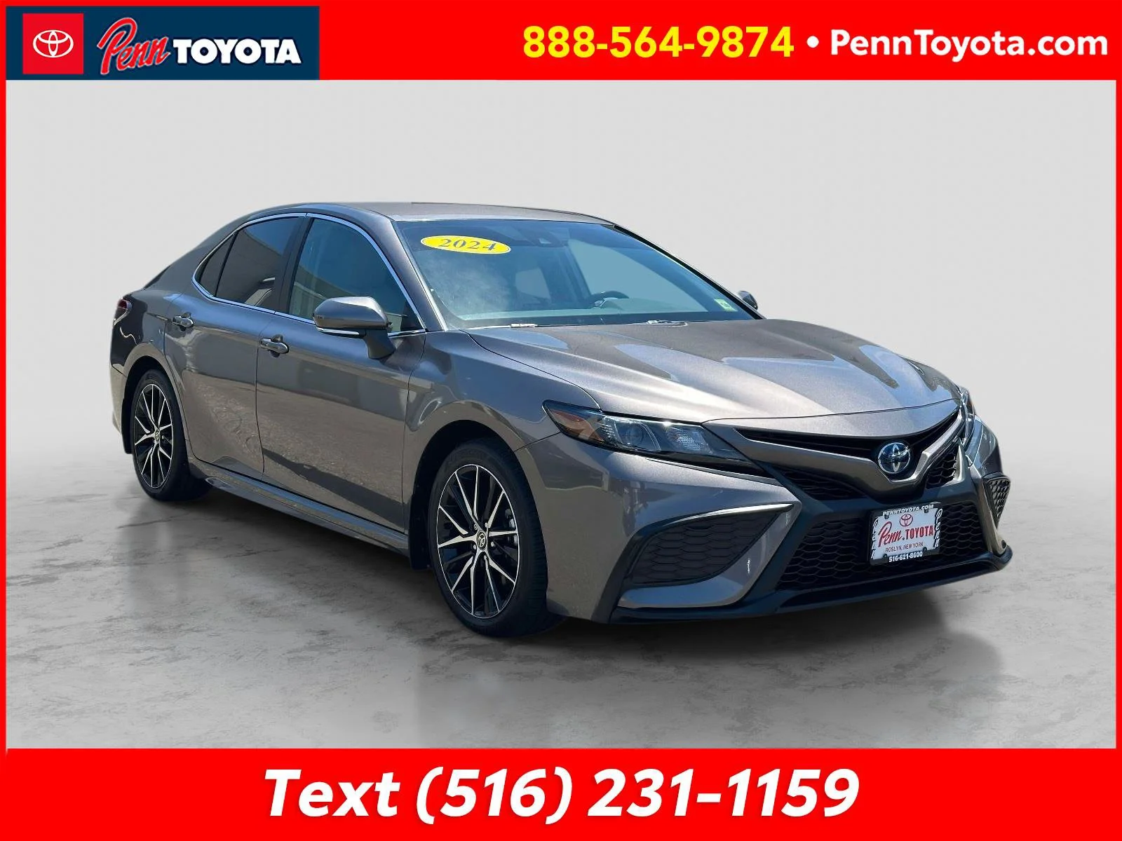 Used 2024 PREDAWN GRAY MICA Toyota Hybrid SE image 1