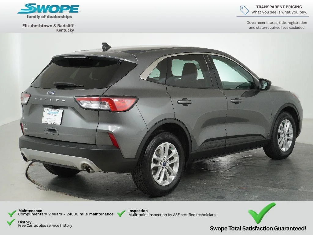 Certified Used 2022 Carbonized Gray Metallic Ford SE image 4