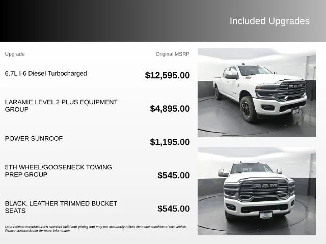 Used 2025 White Ram Laramie image 4