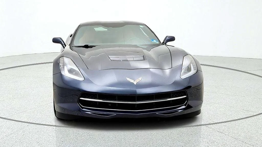 Used 2014 Night Race Blue Metallic Chevrolet 2dr Coupe w/2LT, Chrome Wheels, Performance Exhaust & Navigation image 2