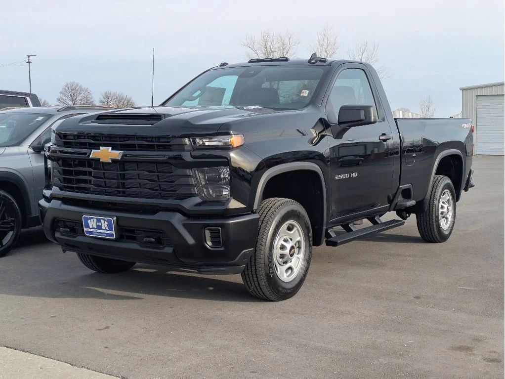 New 2025 BLACK Chevrolet Work Truck image 1