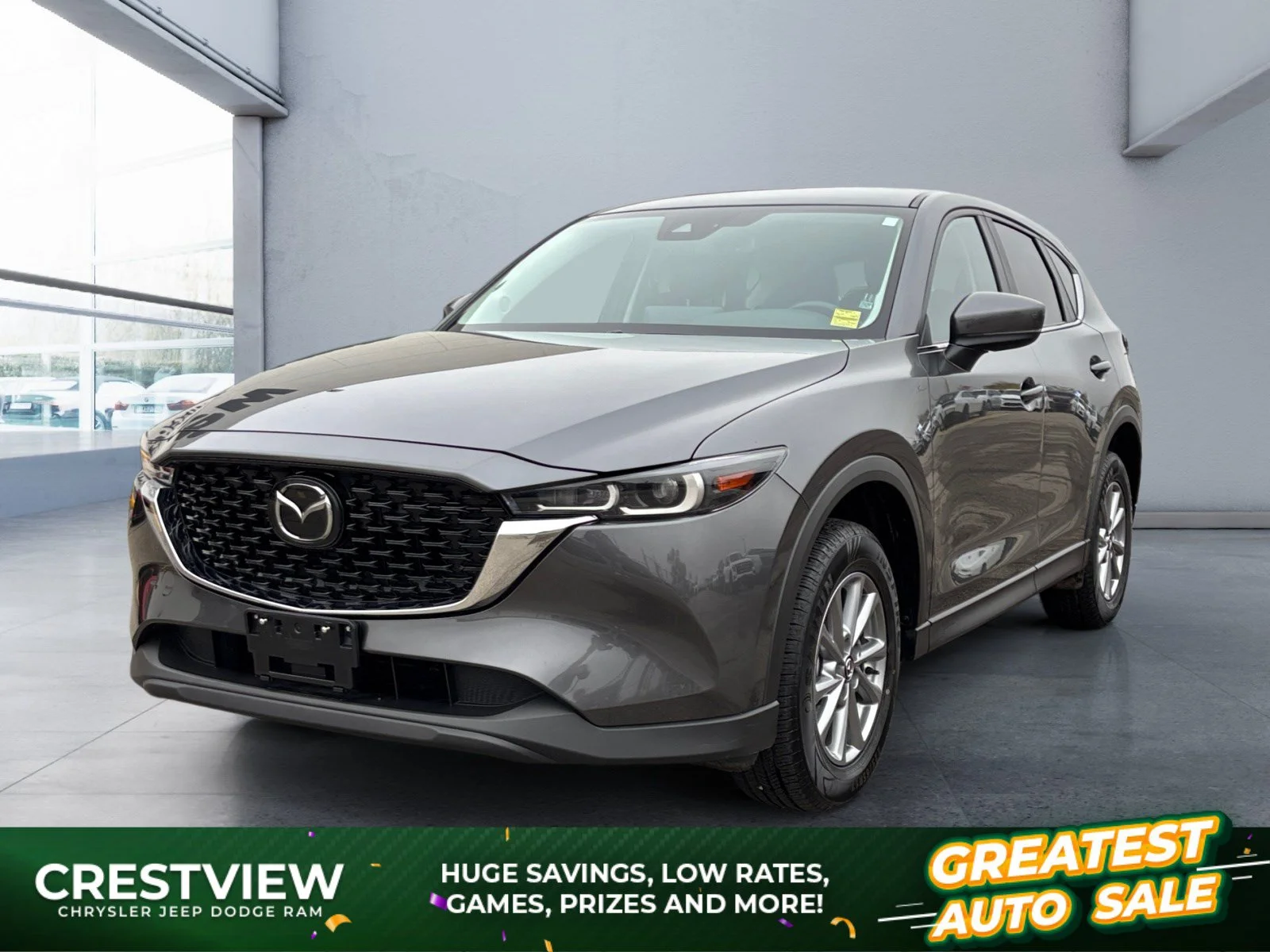 Used 2025 Jet Black Mica Mazda GS image 1