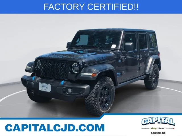 Used 2023 Gray Jeep Willys 4xe image 1