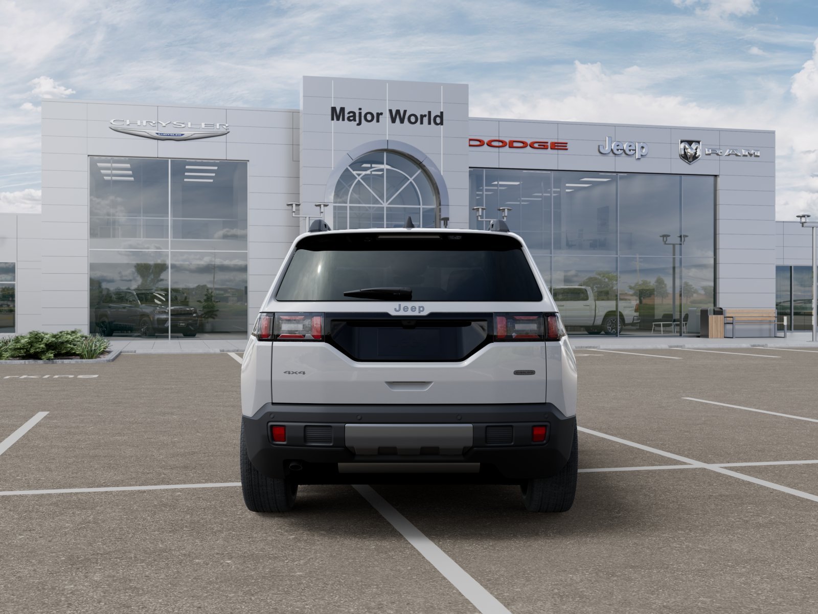 New 2026 Bright White Clear-Coat Exterior Paint Jeep  image 7