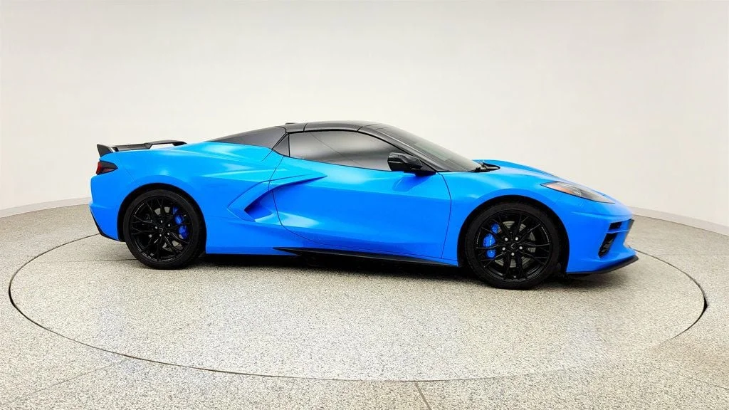 Used 2023 Rapid Blue Chevrolet 2dr Stingray Convertible w/3LT, Z51, Front Lift & Mag Ride image 4