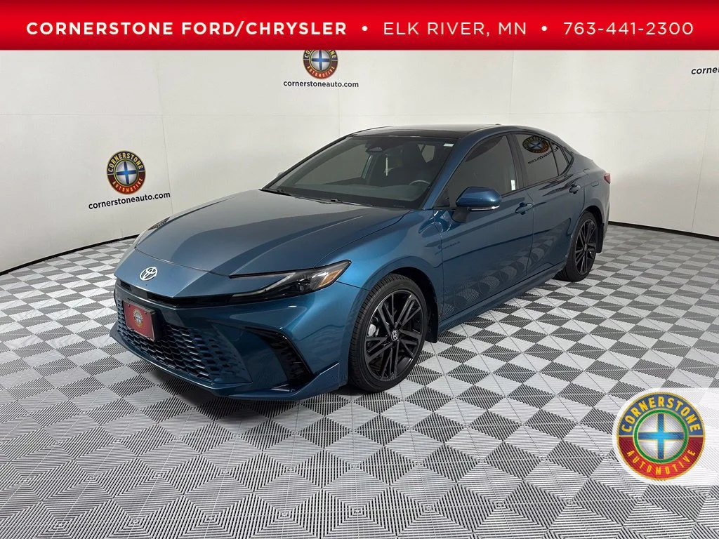 Used 2025 Blue Toyota XSE image 1