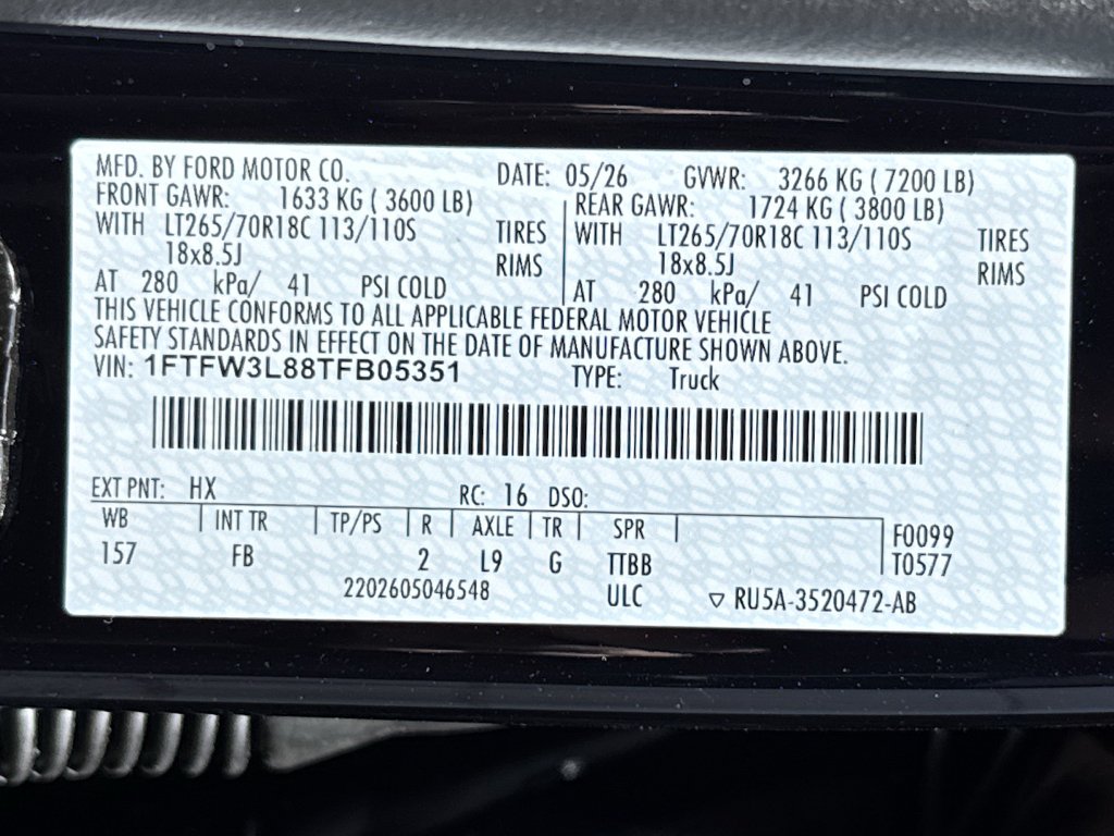 New 2026 Antimatter Blue Metallic Ford XLT image 30