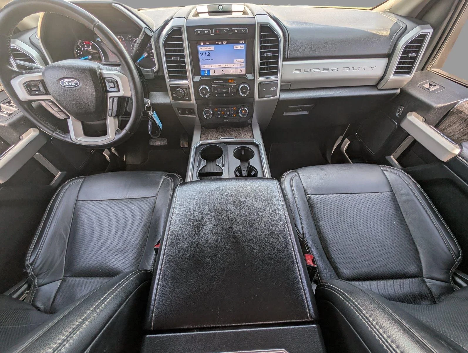 Used 2019 Ruby Red Metallic Tinted Clearcoat/Stone Gray Ford Lariat image 36