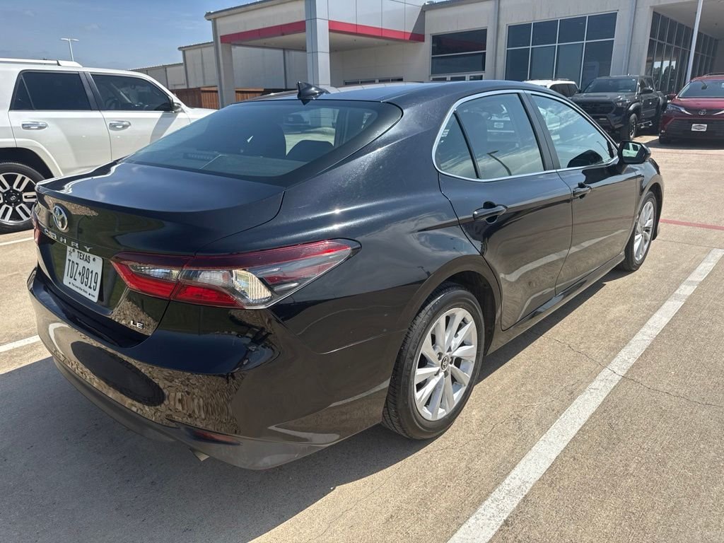 Used 2021 Black Toyota LE image 2