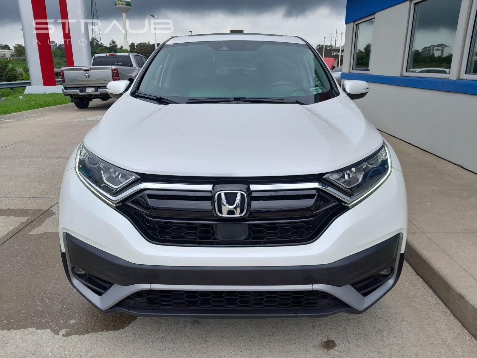 Used 2021 Platinum White Pearl Honda EX-L AWD image 4