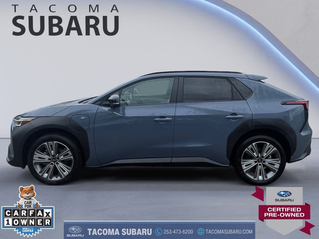 Certified 2023 Subaru SOLTERRA Limited with VIN JTMABABA1PA021499 for sale in Tacoma, WA