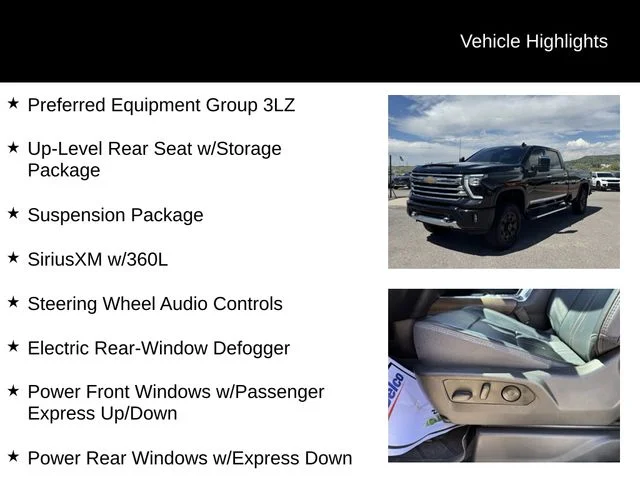 Certified Used 2024 Black Chevrolet High Country image 8