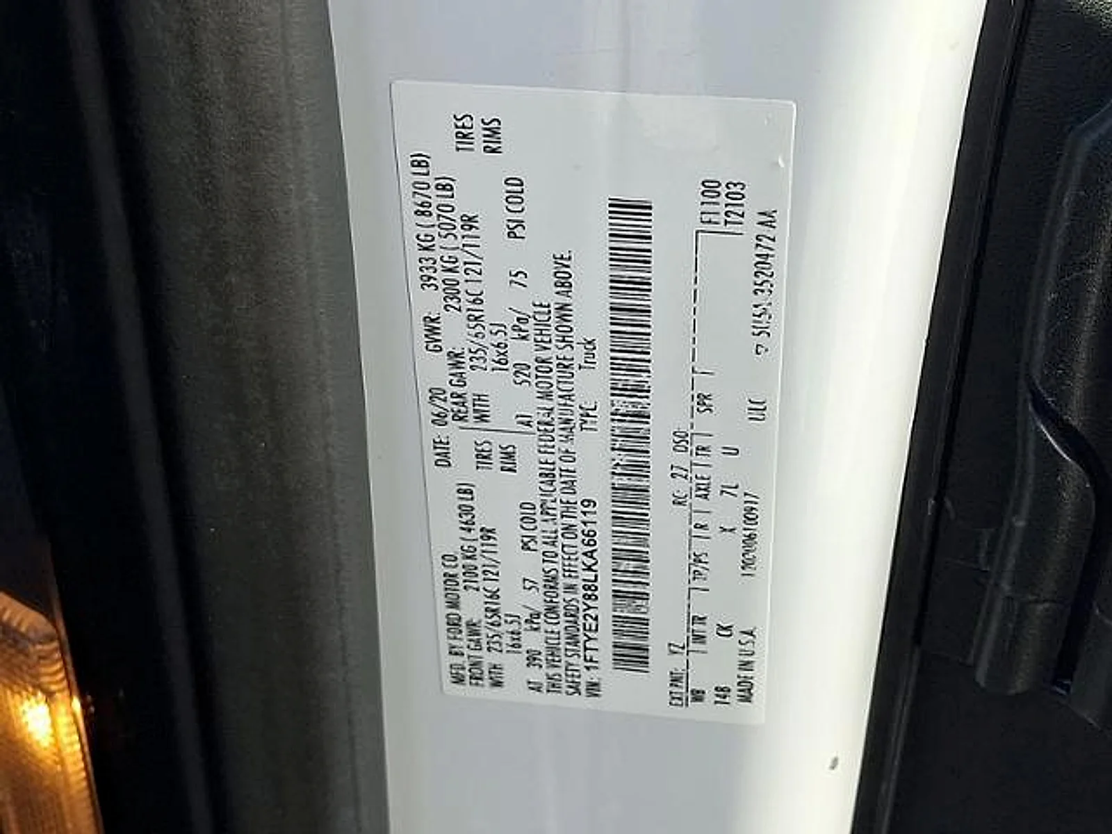 Used 2020 Oxford White Ford Base image 32