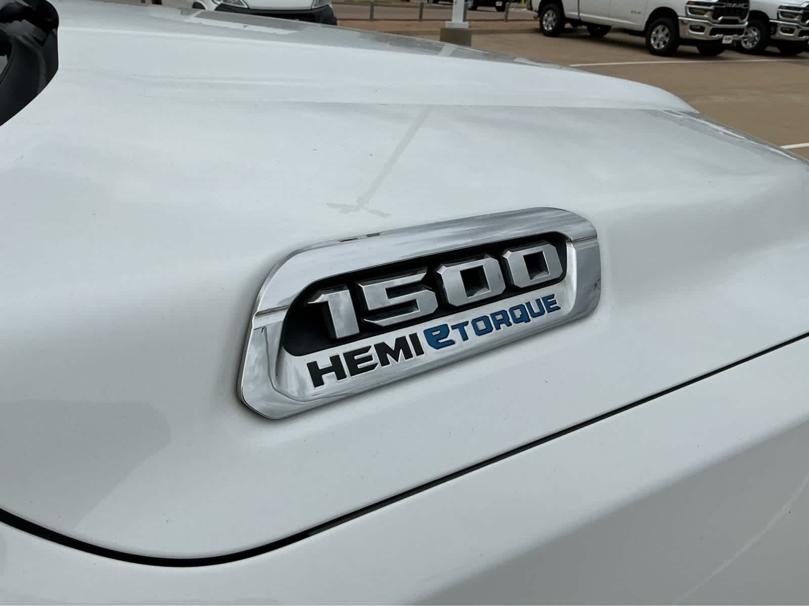Used 2022 Bright White Clearcoat Ram Longhorn image 6