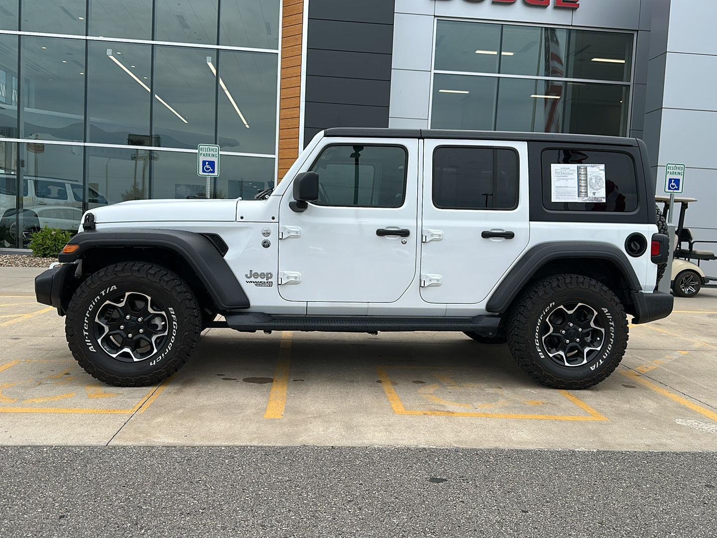 Used 2019 Jeep Wrangler Unlimited Sport S with VIN 1C4HJXDN3KW688137 for sale in Kansas City
