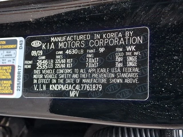 Used 2020 Red Kia LX image 27