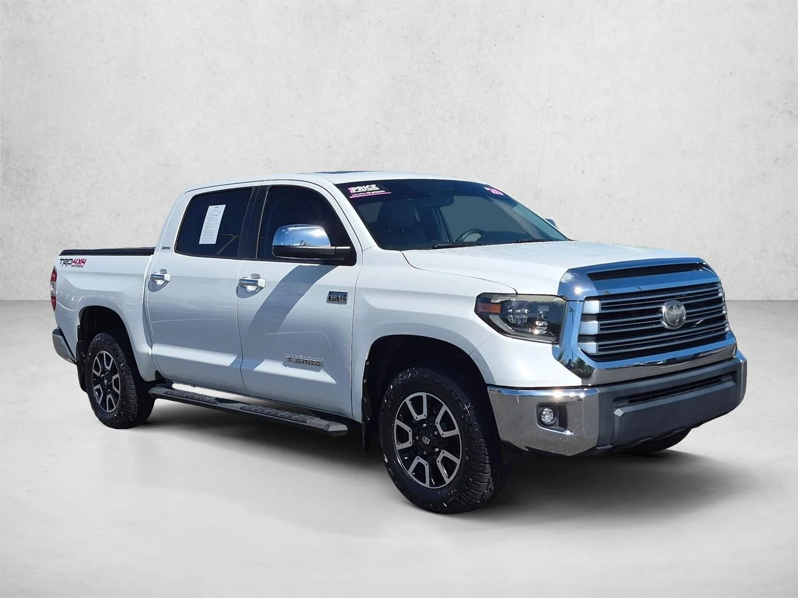Used 2020 Super White Toyota Limited image 3