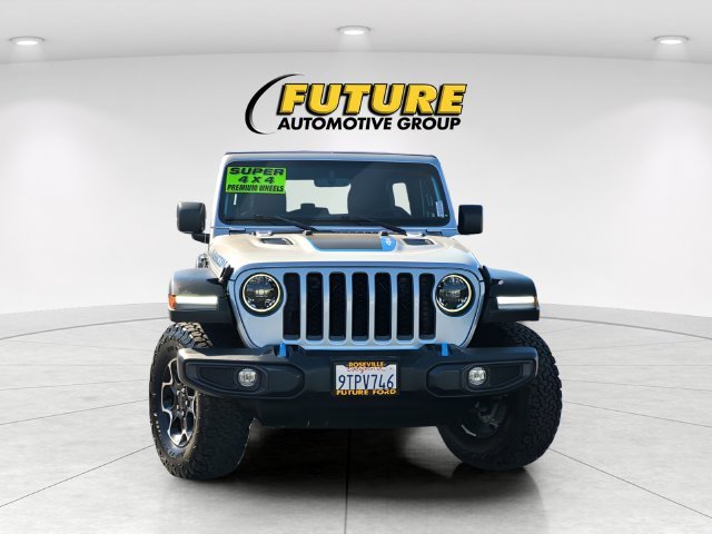 Used 2023 Silver Jeep Rubicon 4xe image 2