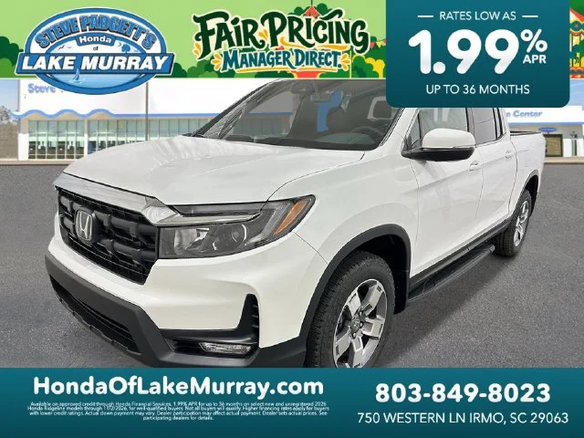 New 2026 Platinum White Pearl Honda RTL image 1