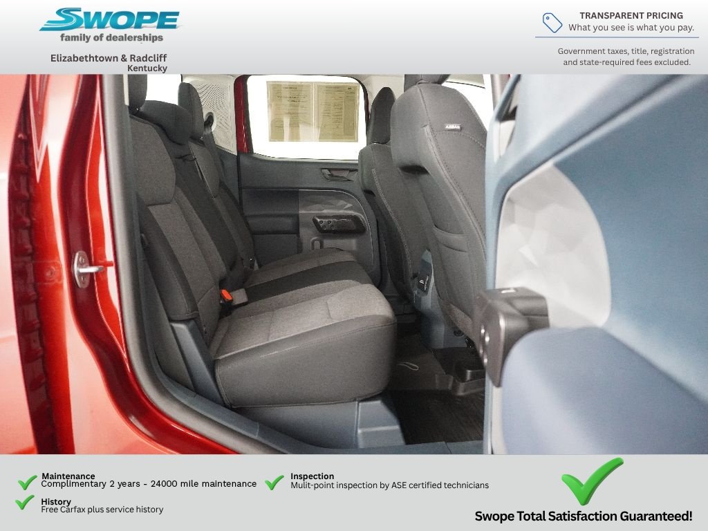 Used 2025 Ruby Red Metallic Tinted Clearcoat Ford XLT image 9