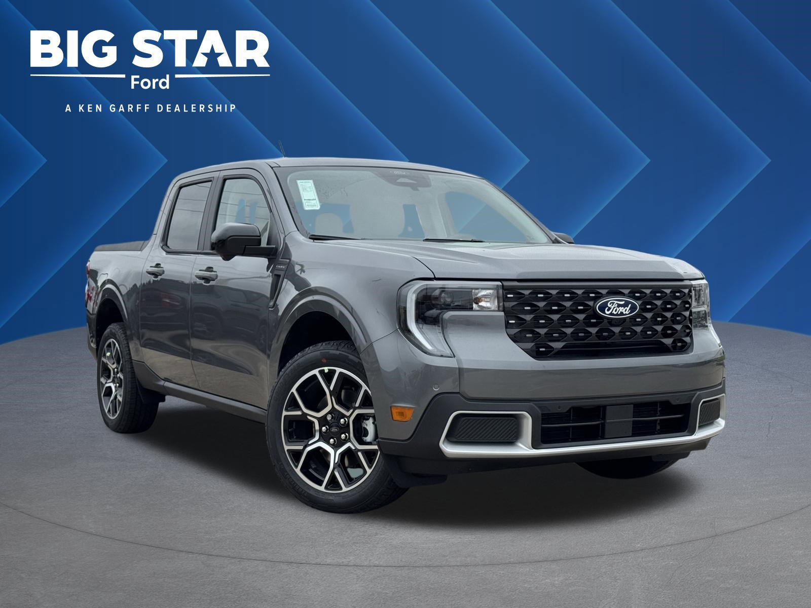 New 2026 Carbonized Gray Metallic Ford LARIAT image 1